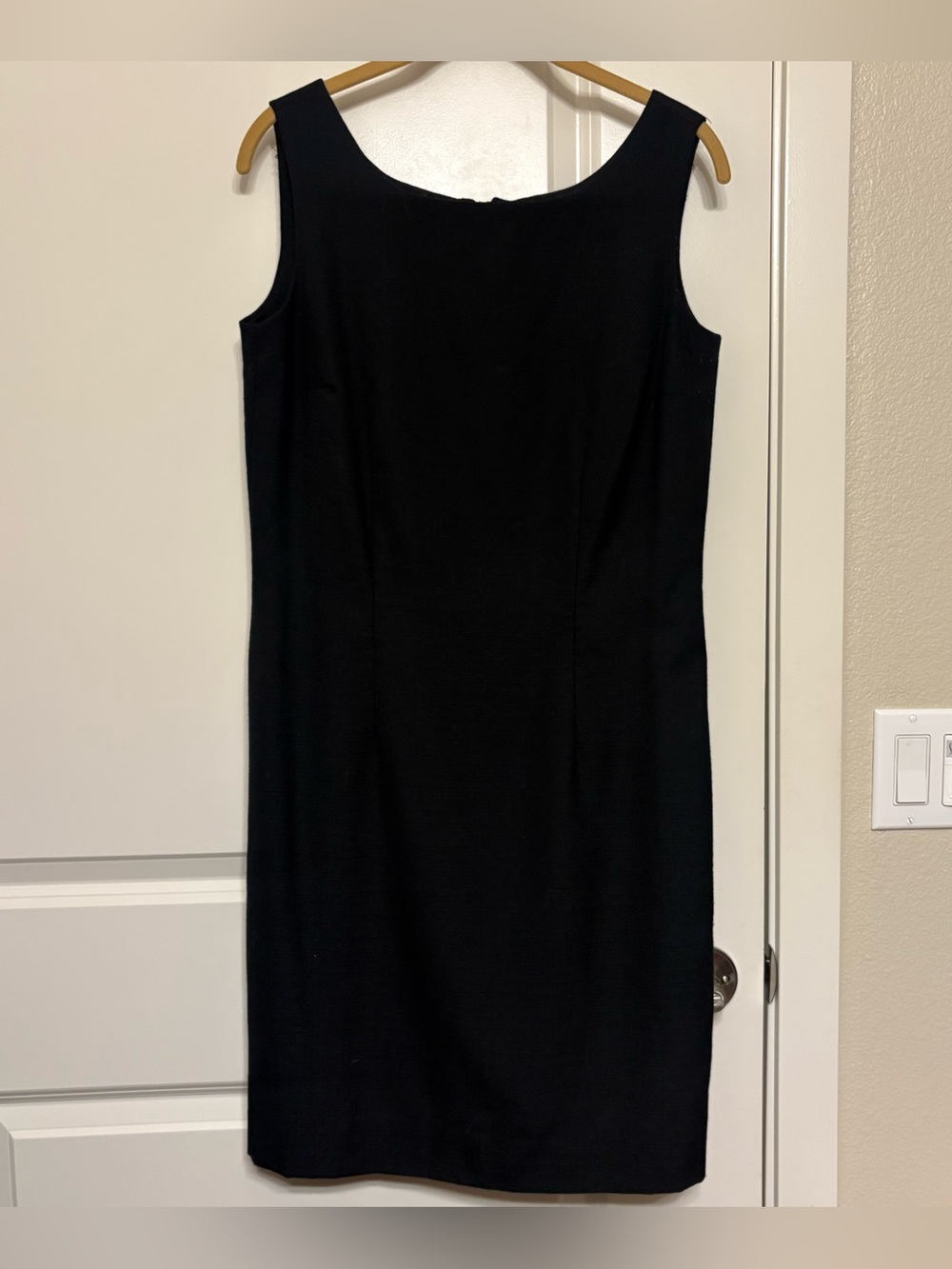 Pendleton Black Sleeveless Midi Sheath Dress